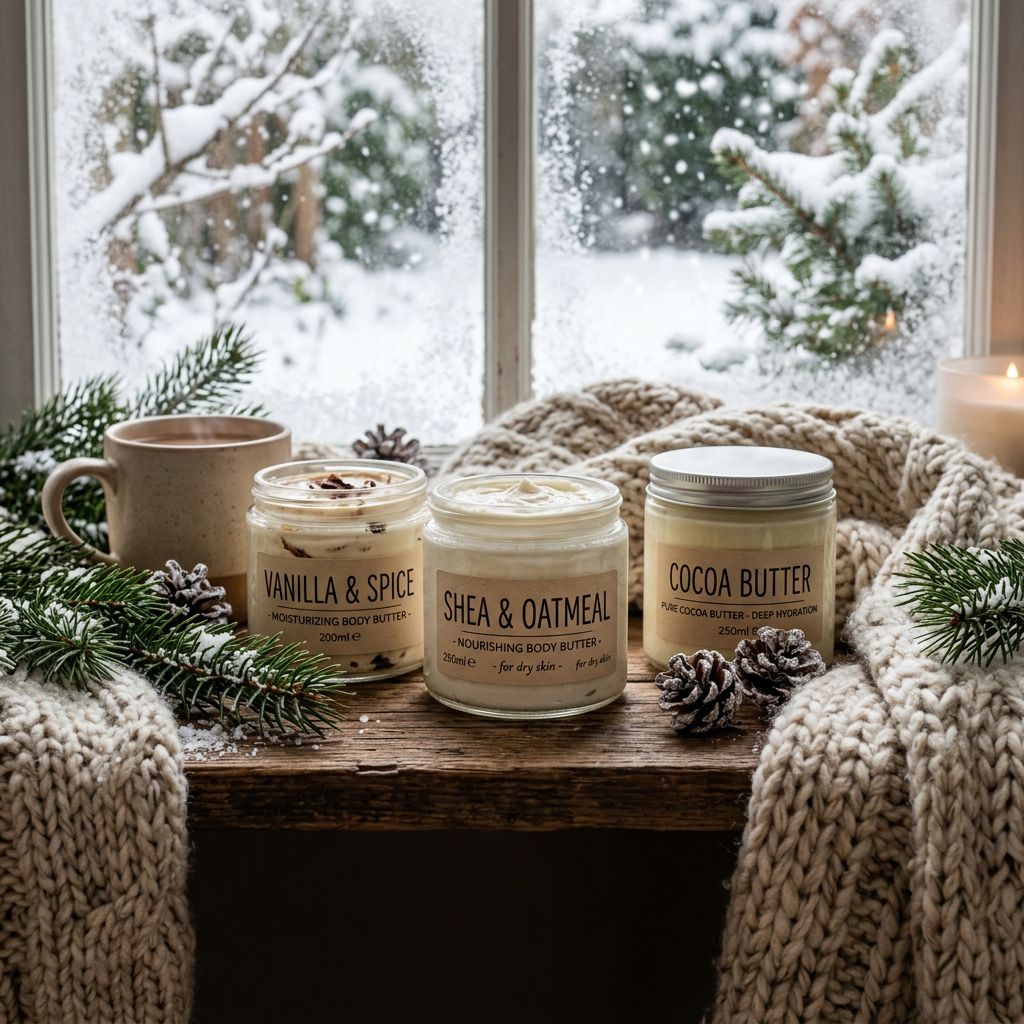 Body butters styled for cold weather skincare