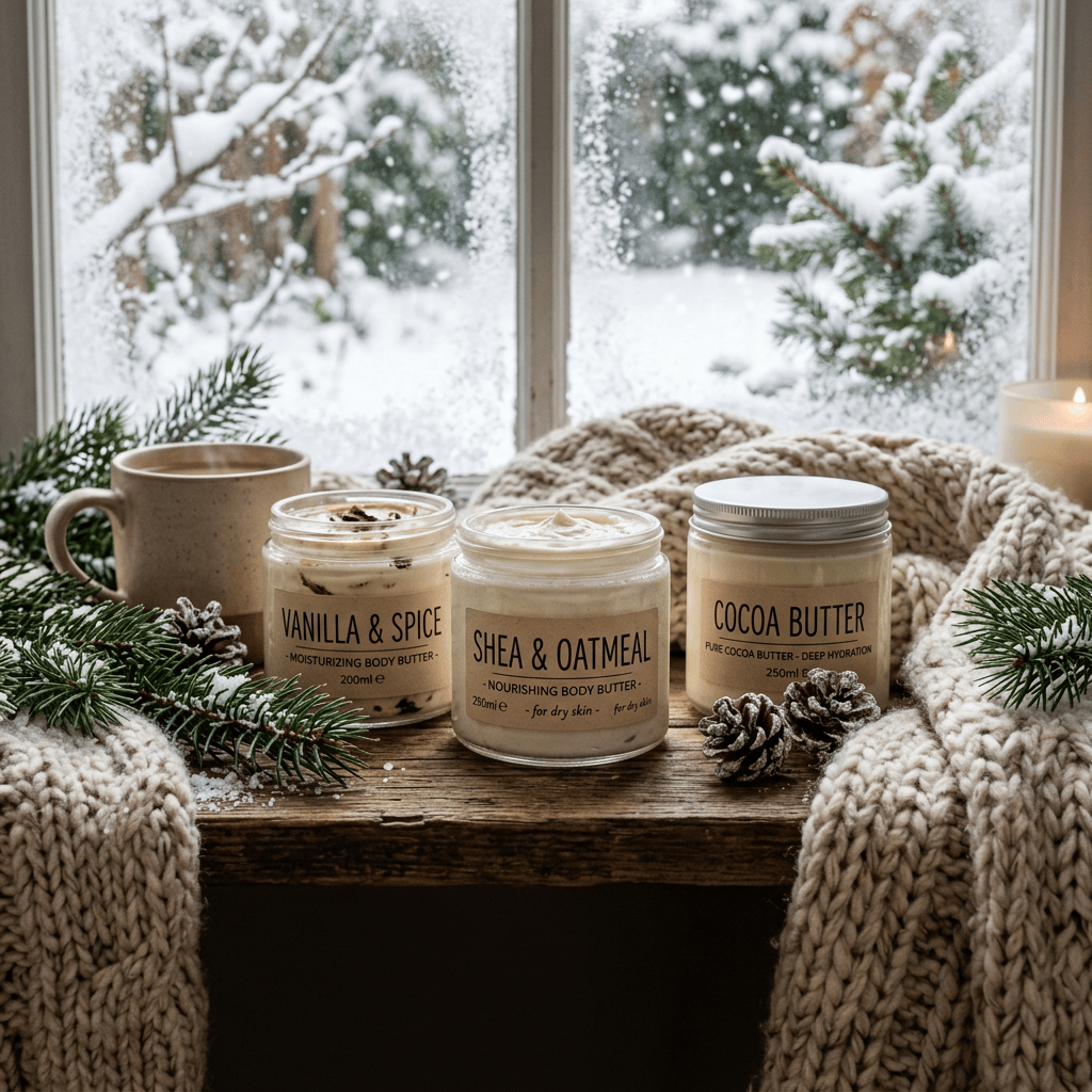 Body butters styled for cold weather skincare