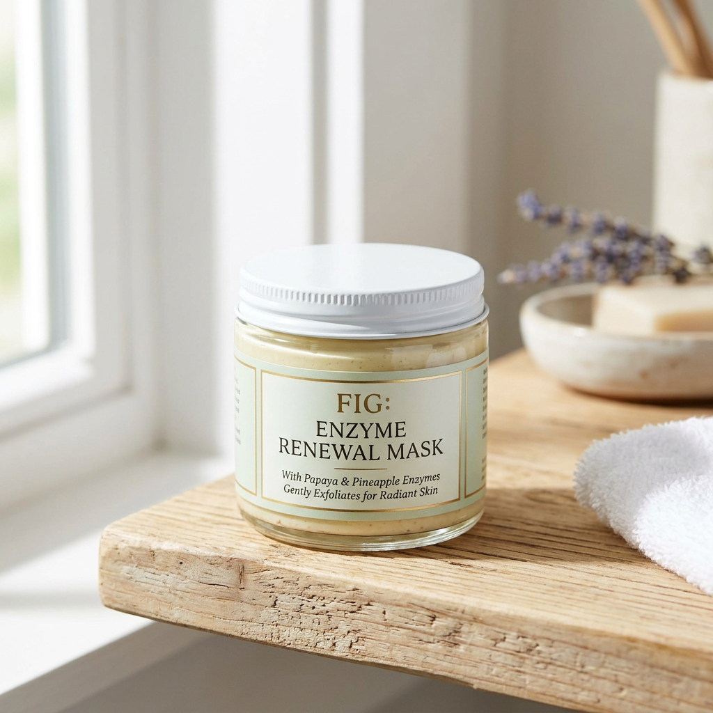 FIG: ENZYME RENEWAL MASK — With Papaya & Pineapple Enzymes; Gently Exfoliates for Radiant Skin