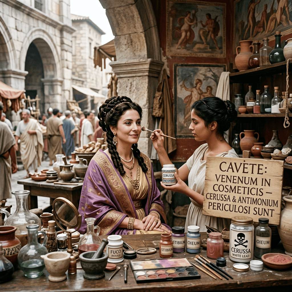 Ancient Roman beauty rituals and cosmetics