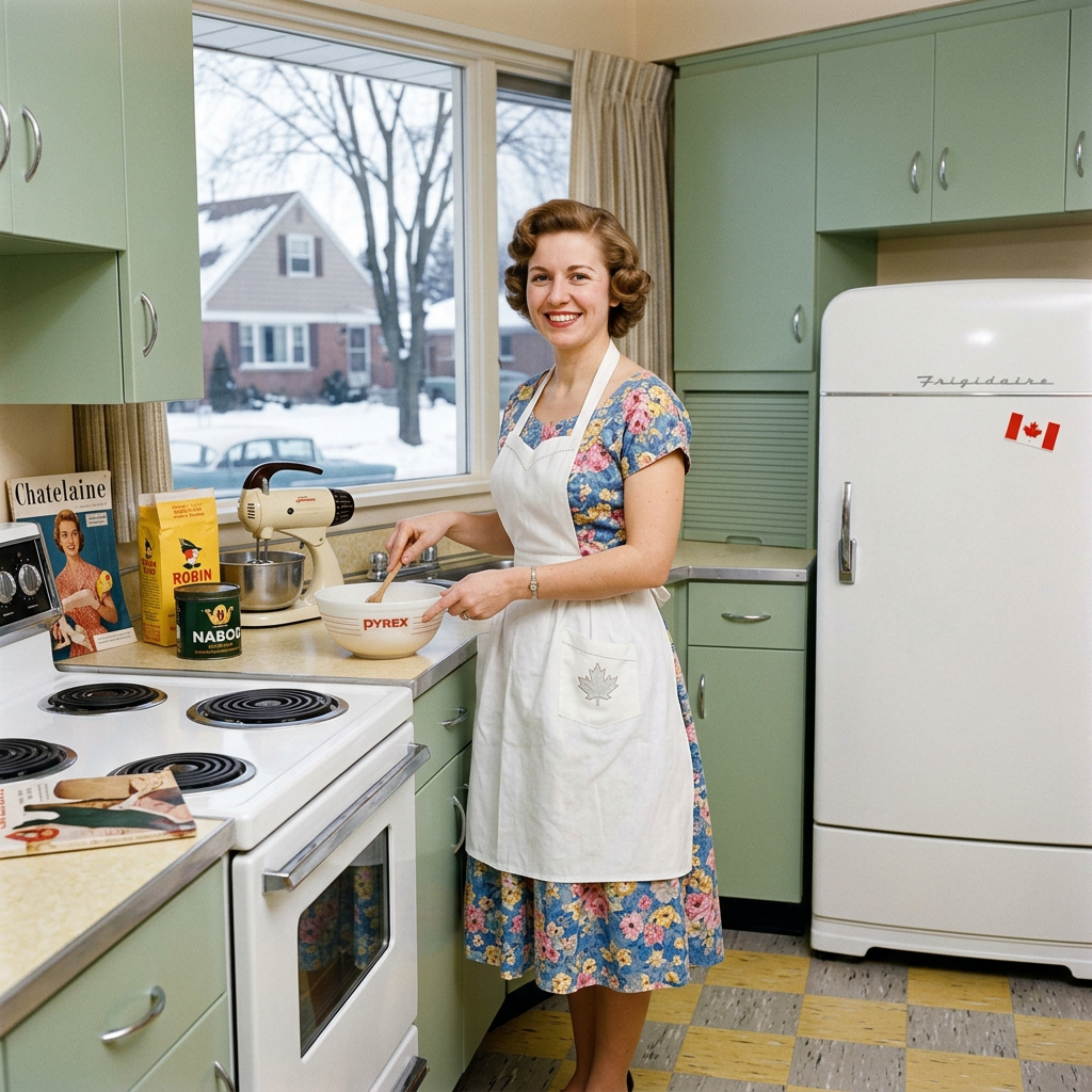 1950s Canadian housewife aesthetic