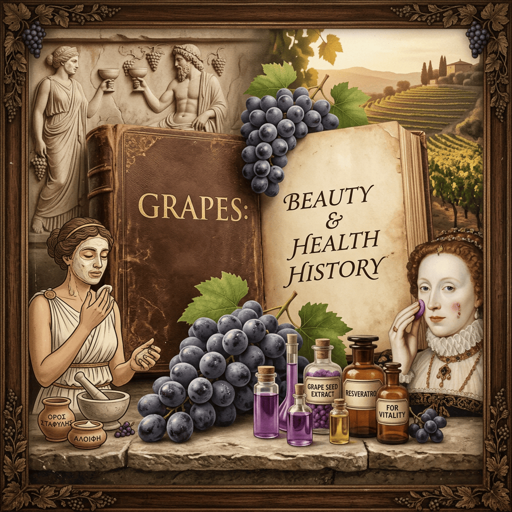 Grapes beauty health history feature