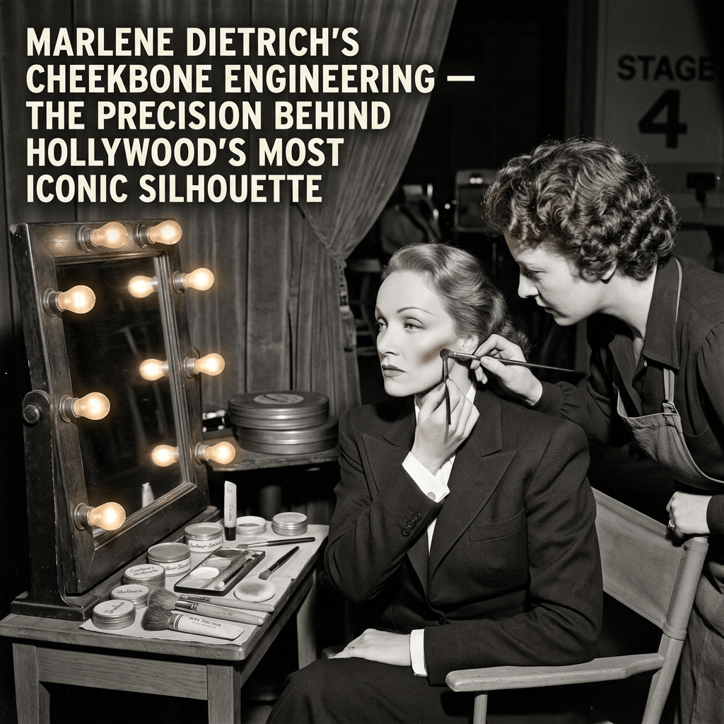 Marlene Dietrich’s Cheekbone Engineering — The Precision Behind Hollywood’s Most Iconic Silhouette; Stage 4