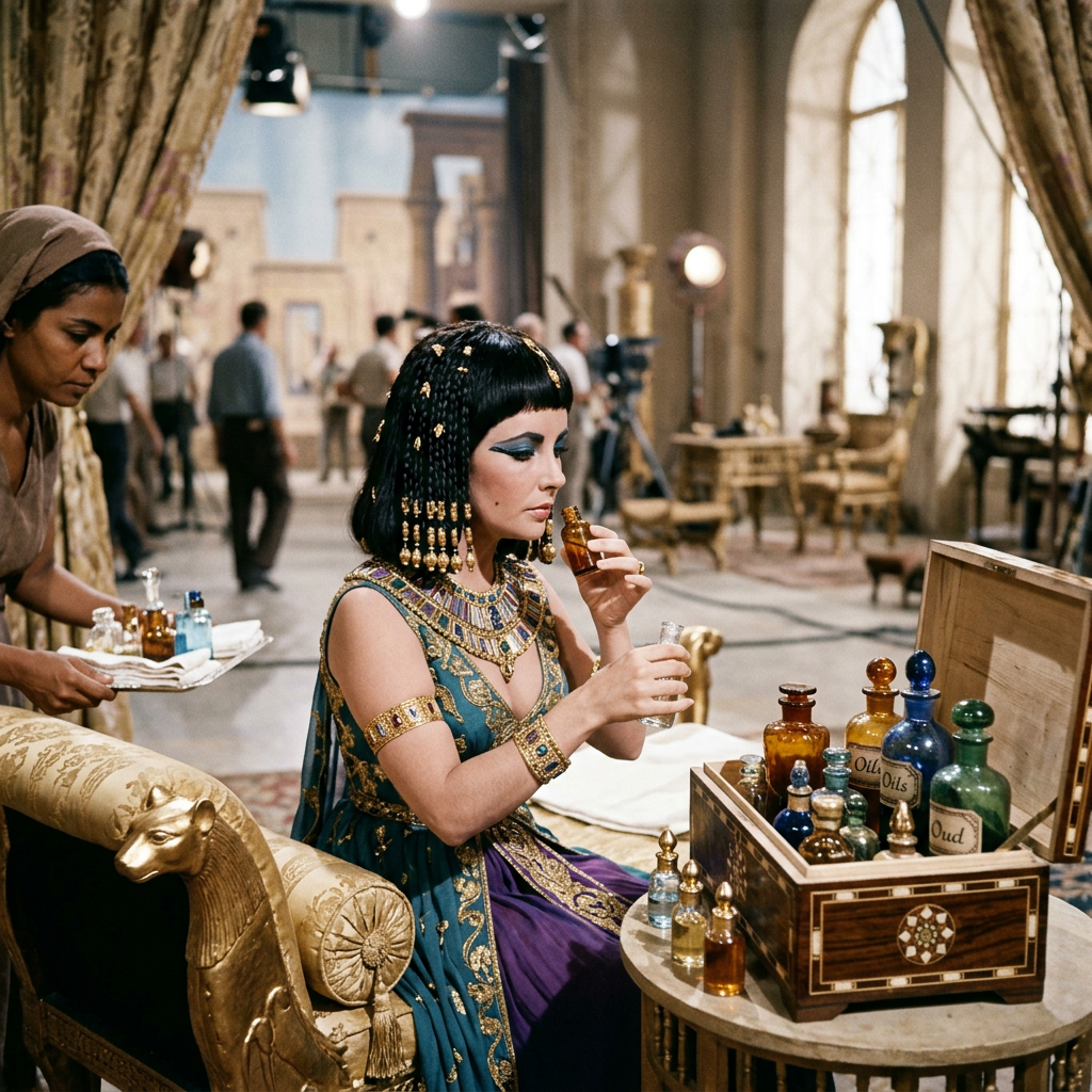 Cleopatra fragrance ritual with layered oils